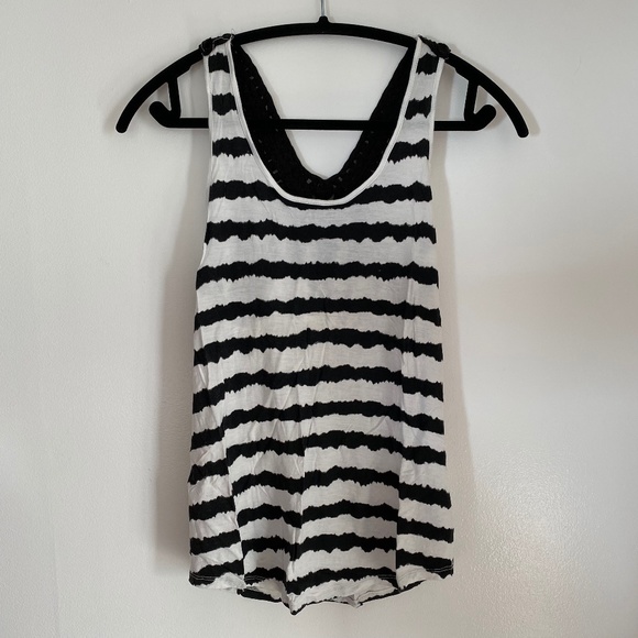 Forever 21; Black and white tank top